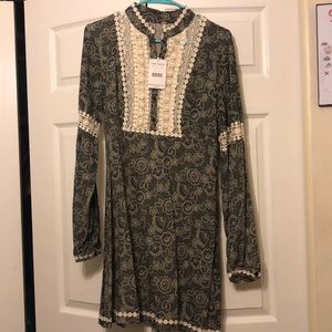 Free people tribal grunge dress